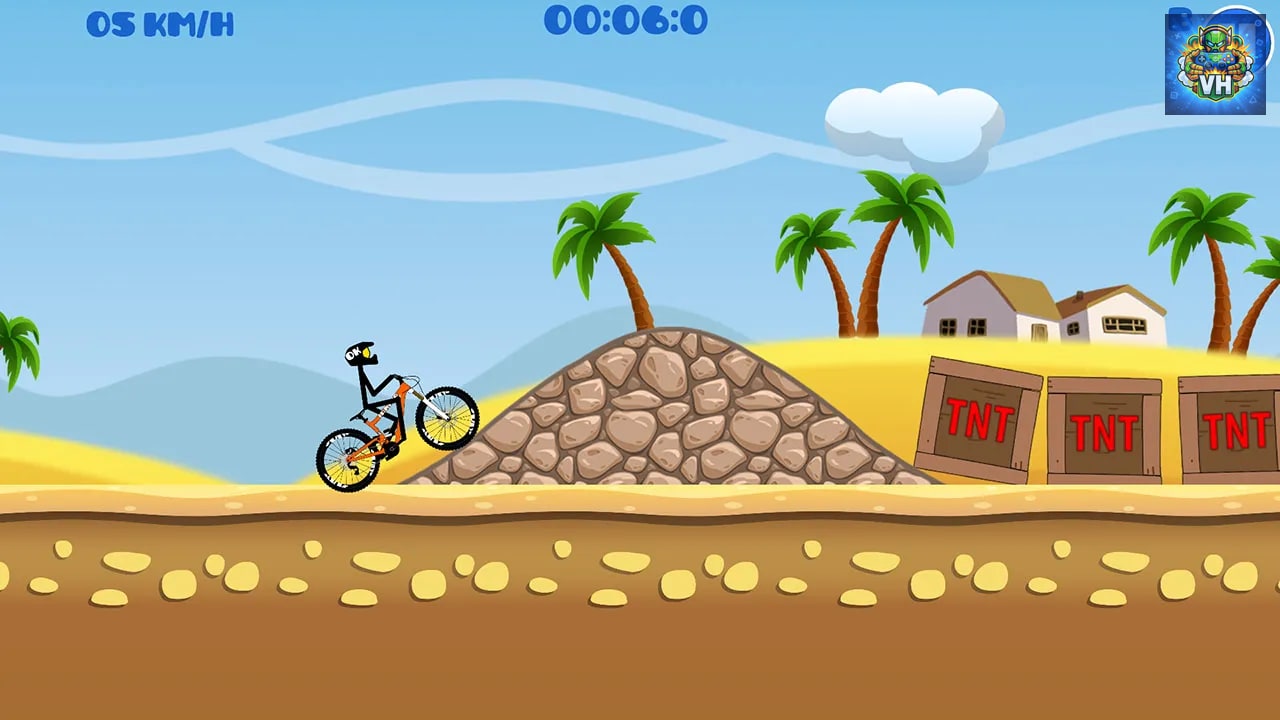 Mountain Bike Hill Climb Race: Real 2D Arcade Dirt Racing Games Nintendo Switch - ảnh màn hình 1