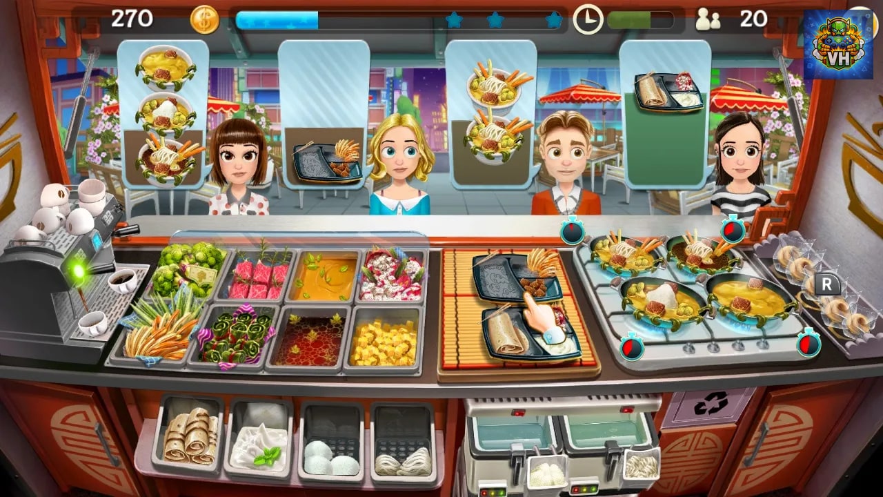 Food Truck Tycoon - Asian Cuisine Nintendo Switch - ảnh màn hình 4