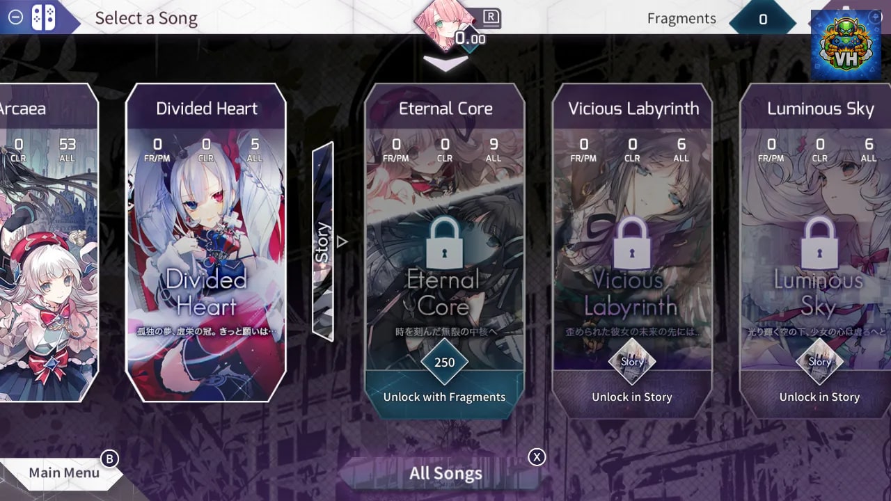 Arcaea Nintendo Switch - ảnh màn hình 11