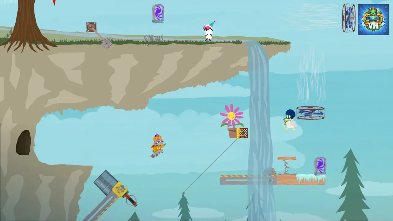 Ultimate Chicken Horse Nintendo Switch - ảnh màn hình 2