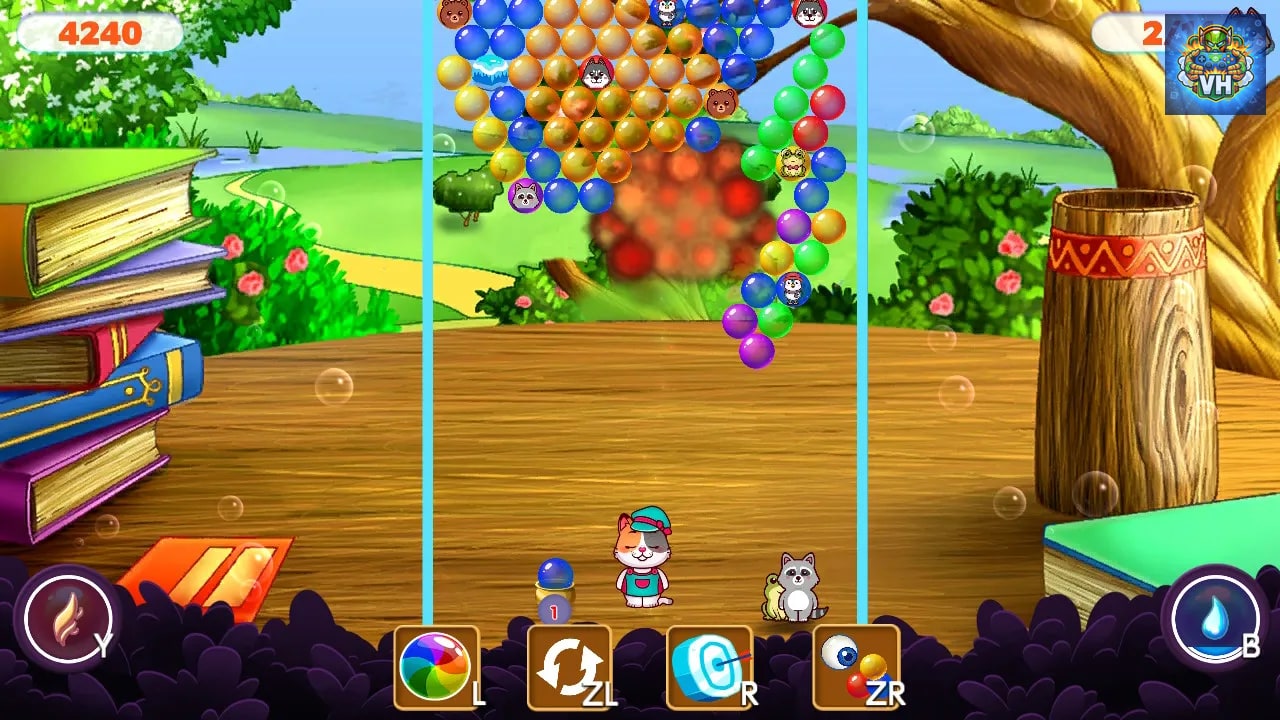 Animal Pals Bubble Pop Nintendo Switch - ảnh màn hình 1