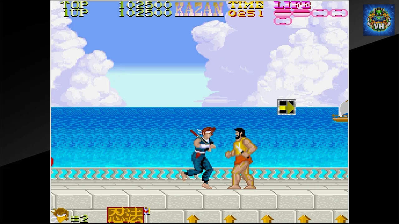 Arcade Archives Ninja Kazan Nintendo Switch - ảnh màn hình 2