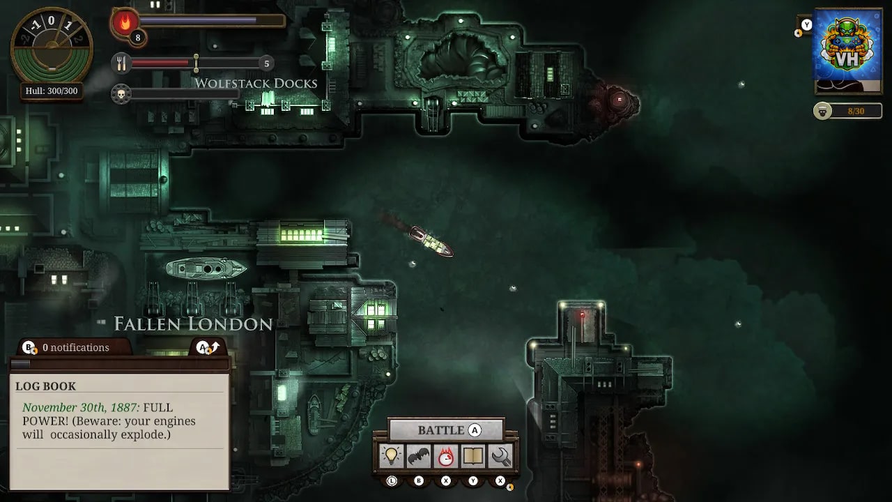 Sunless Sea: Zubmariner Edition Nintendo Switch - ảnh màn hình 6