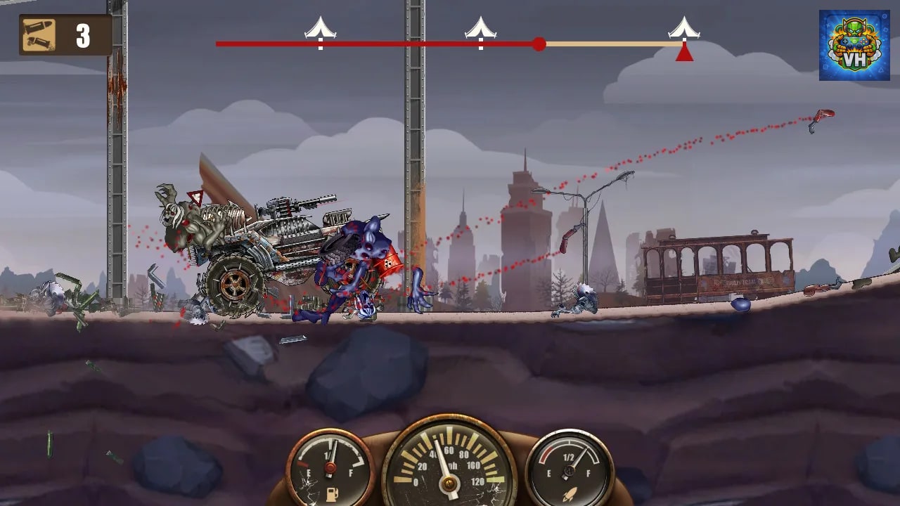 Zombie Hill Race Nintendo Switch - ảnh màn hình 4
