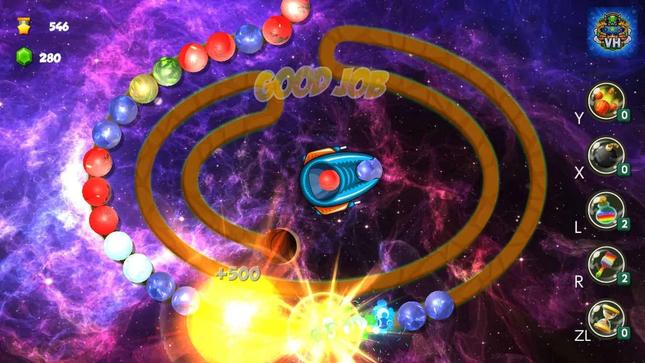 Space Blast Zom A Matching Game Nintendo Switch - ảnh màn hình 2