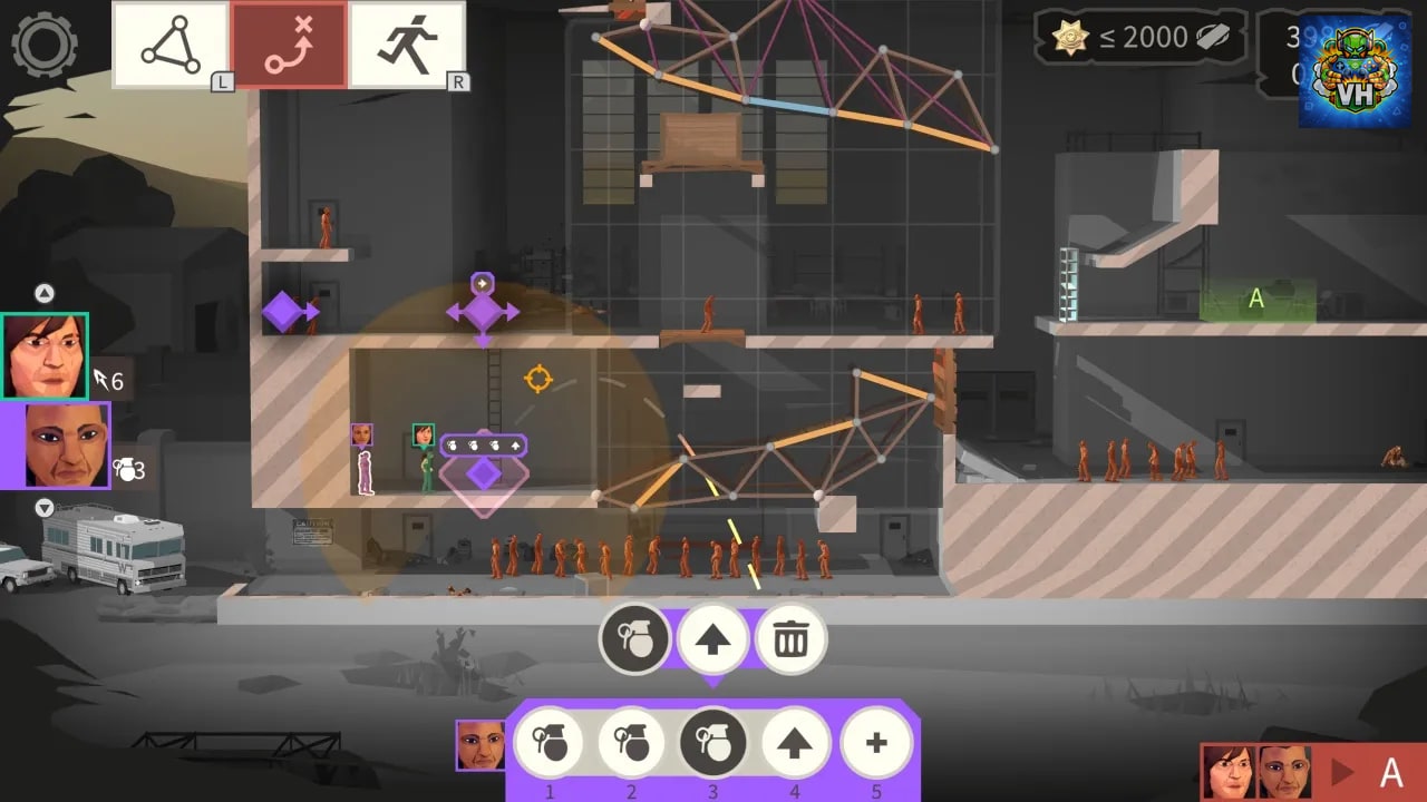 Bridge Constructor: The Walking Dead Nintendo Switch - ảnh màn hình 3