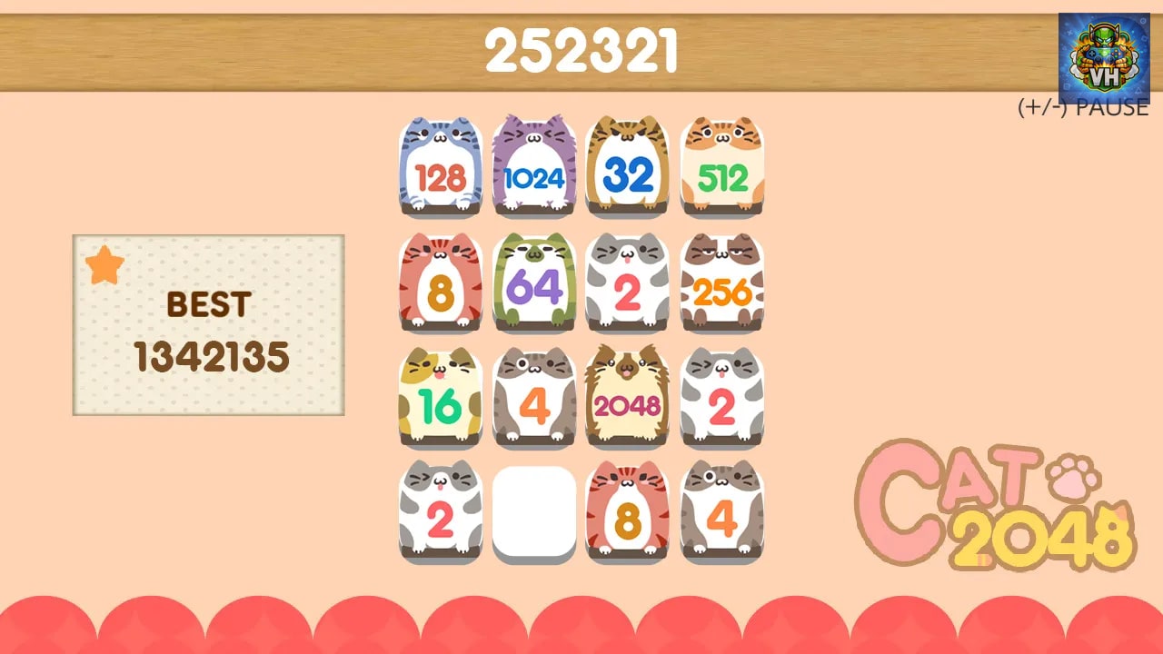 2048 CAT Nintendo Switch - ảnh màn hình 1