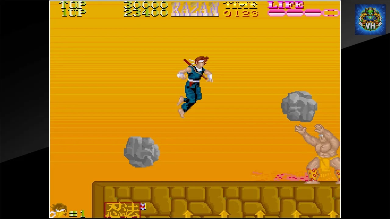 Arcade Archives Ninja Kazan Nintendo Switch - ảnh màn hình 1