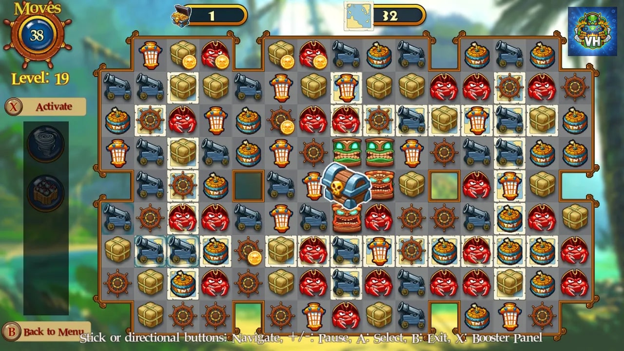Match Three Pirates II Nintendo Switch - ảnh màn hình 6