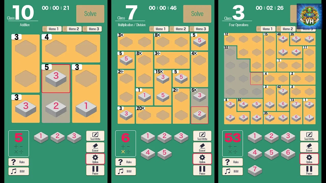MMC KENKEN - The World's Most Exciting Math and Logic Puzzle - Nintendo Switch - ảnh màn hình 2