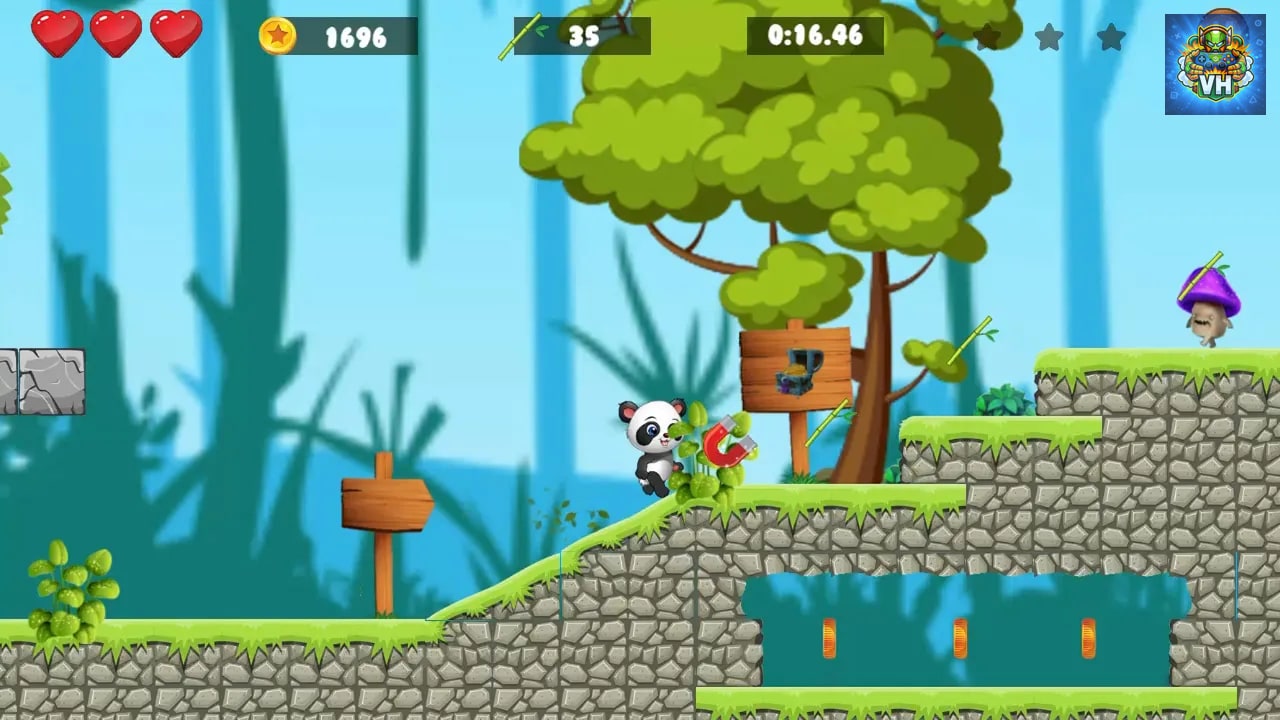 The Incredible Adventures of Super Panda Nintendo Switch - ảnh màn hình 1