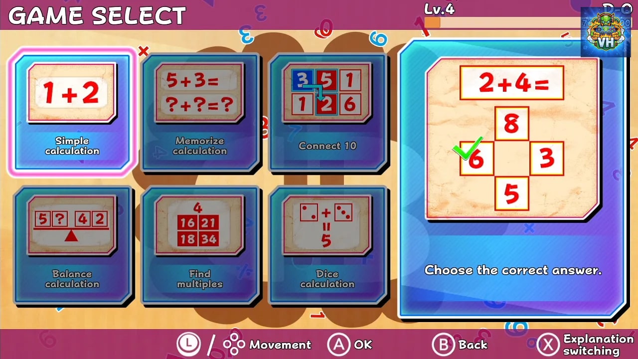 Dual Brain Vol.1: Calculation Nintendo Switch - ảnh màn hình 6