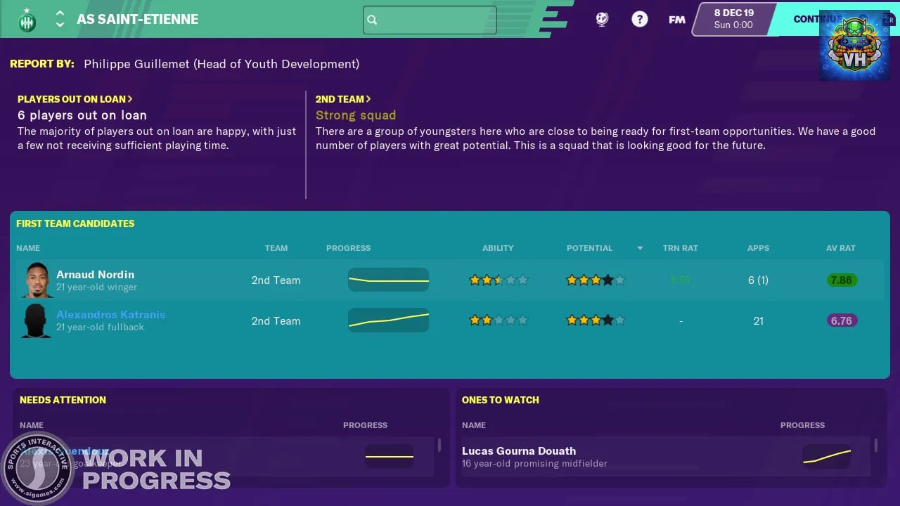 Football Manager 2020 Touch Nintendo Switch - ảnh màn hình 1