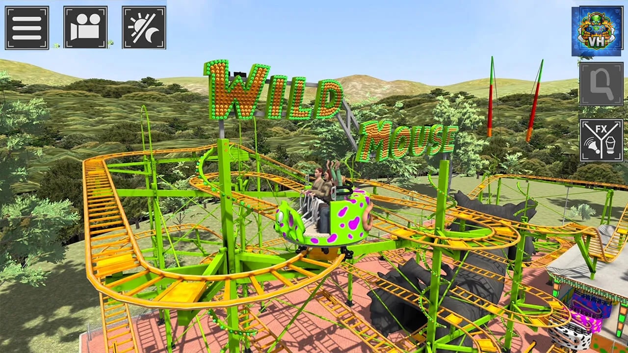 Theme Park Simulator: Rollecoaster & Thrill Rides Nintendo Switch - ảnh màn hình 7