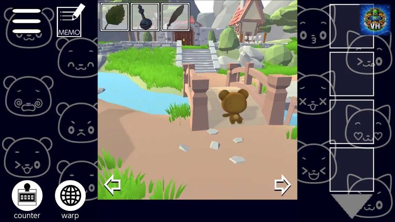 Prepare the First RPG Village
～The Adventures of Nyanzou&Kumakichi: Escape Game Series～ Nintendo Switch - ảnh màn hình 5