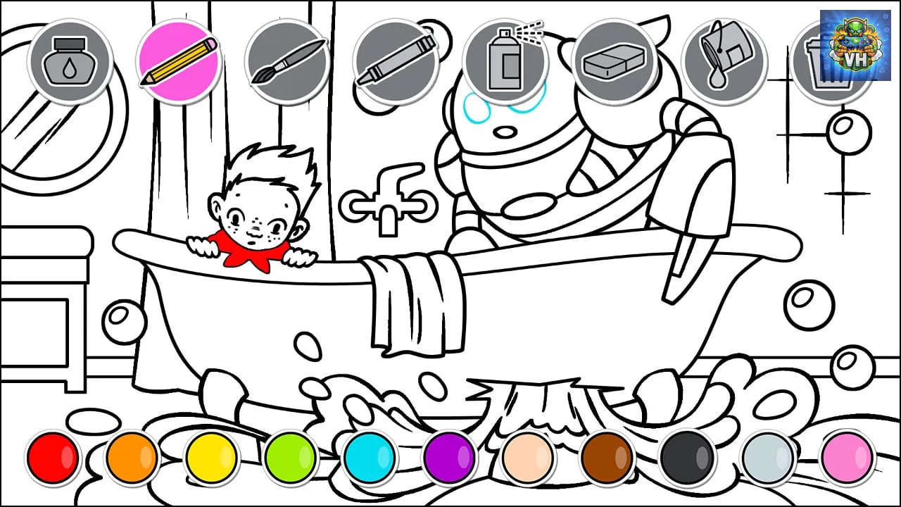 Comic Coloring Book Nintendo Switch - ảnh màn hình 4