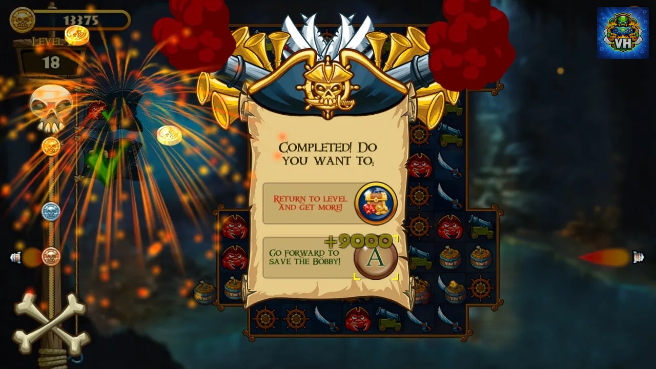 Match Three: Pirates! Heir to Davy Jones Nintendo Switch - ảnh màn hình 1