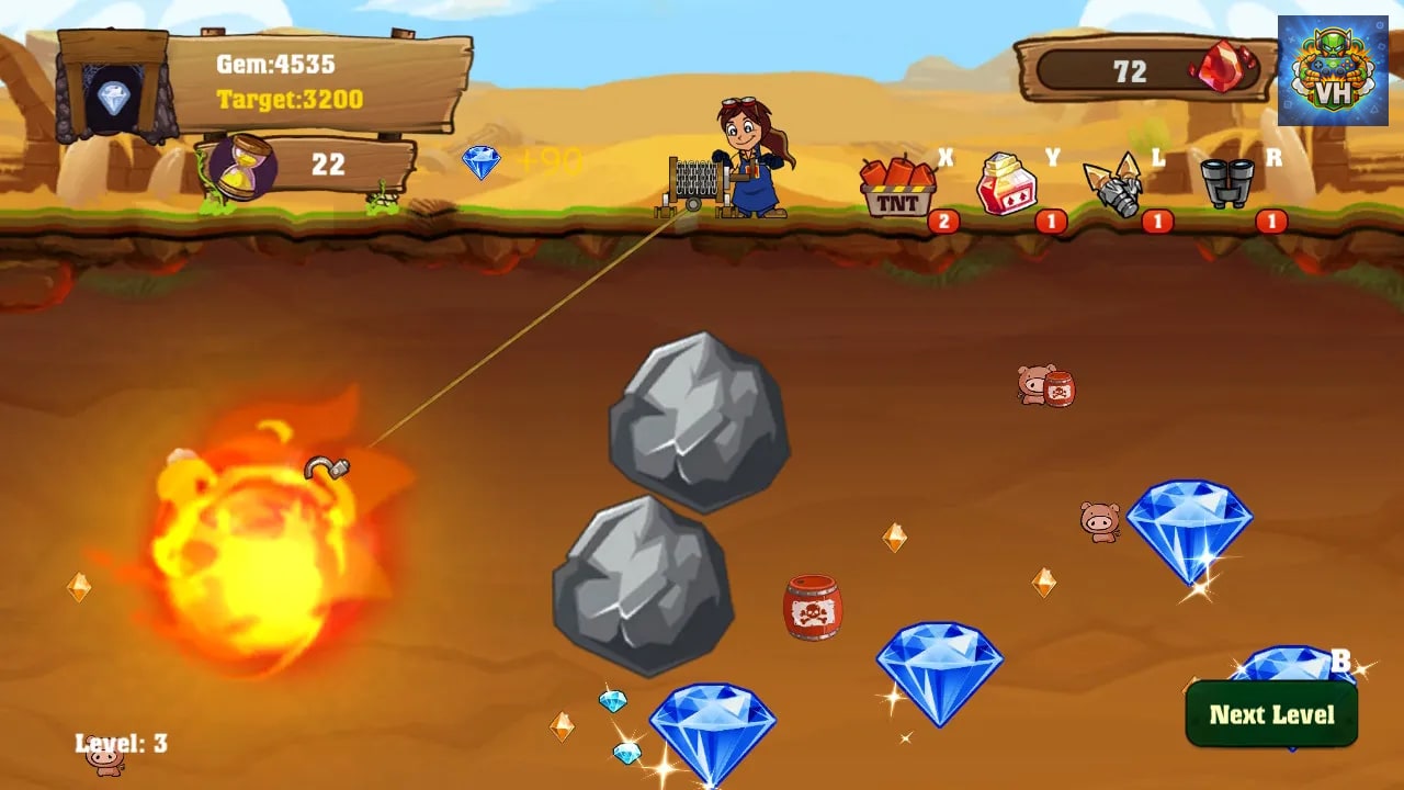 Gem Miner Nintendo Switch - ảnh màn hình 1
