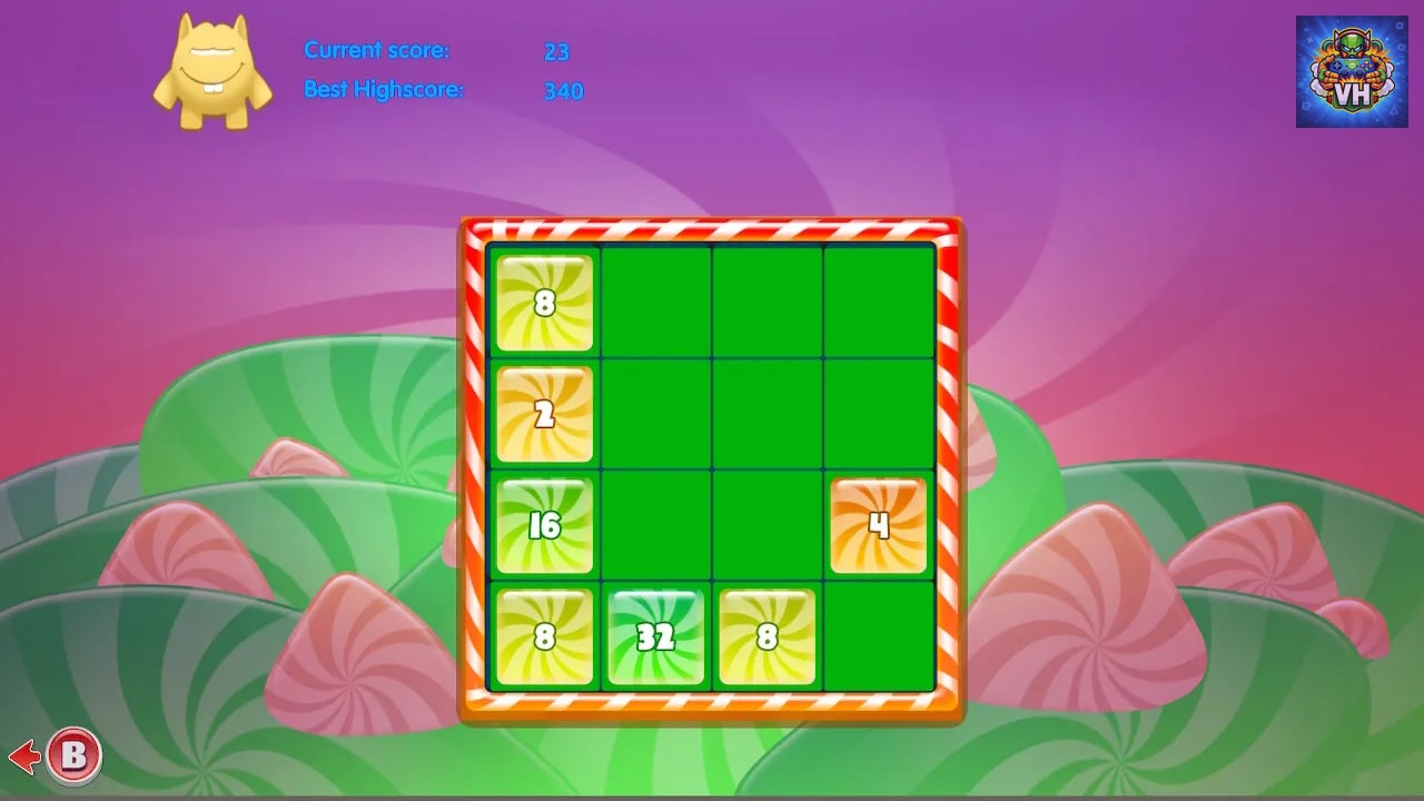 Candy 2048 Challenge Nintendo Switch - ảnh màn hình 2