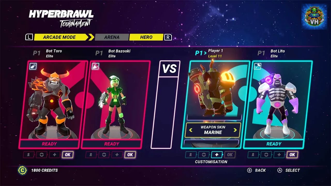 HyperBrawl Tournament Nintendo Switch - ảnh màn hình 11
