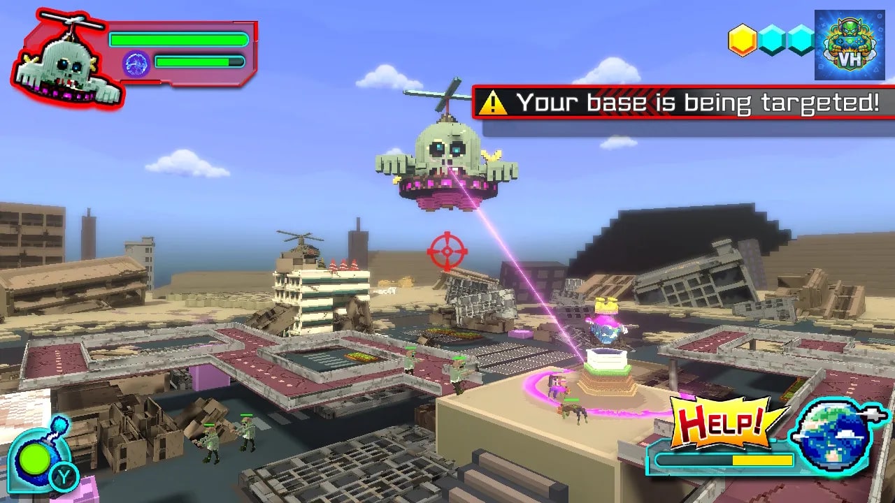 Invasion of Alien X - Earth in Crisis Nintendo Switch - ảnh màn hình 1