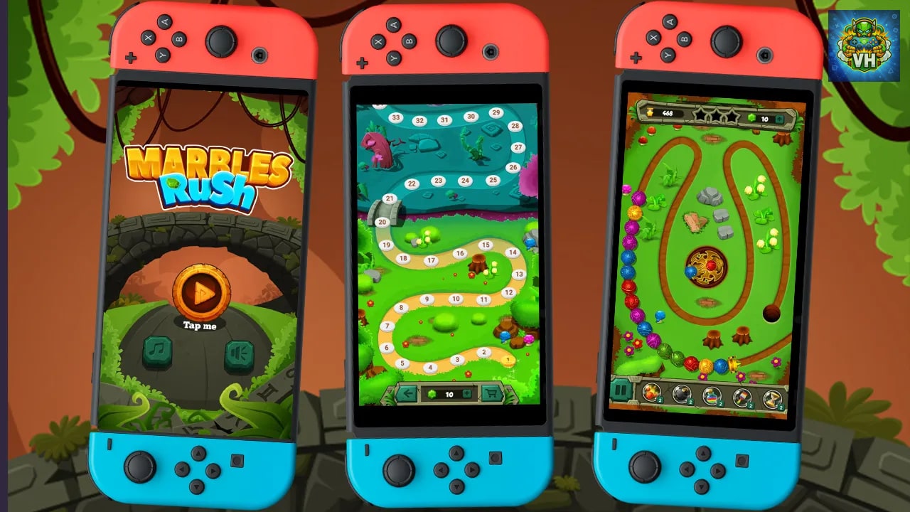 Marbles Rush Nintendo Switch - ảnh màn hình 1