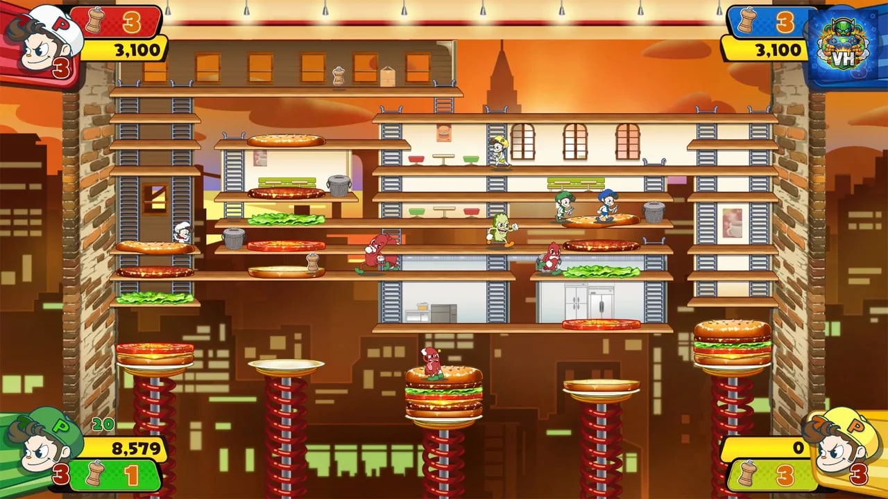 BurgerTime Party! Nintendo Switch - ảnh màn hình 2