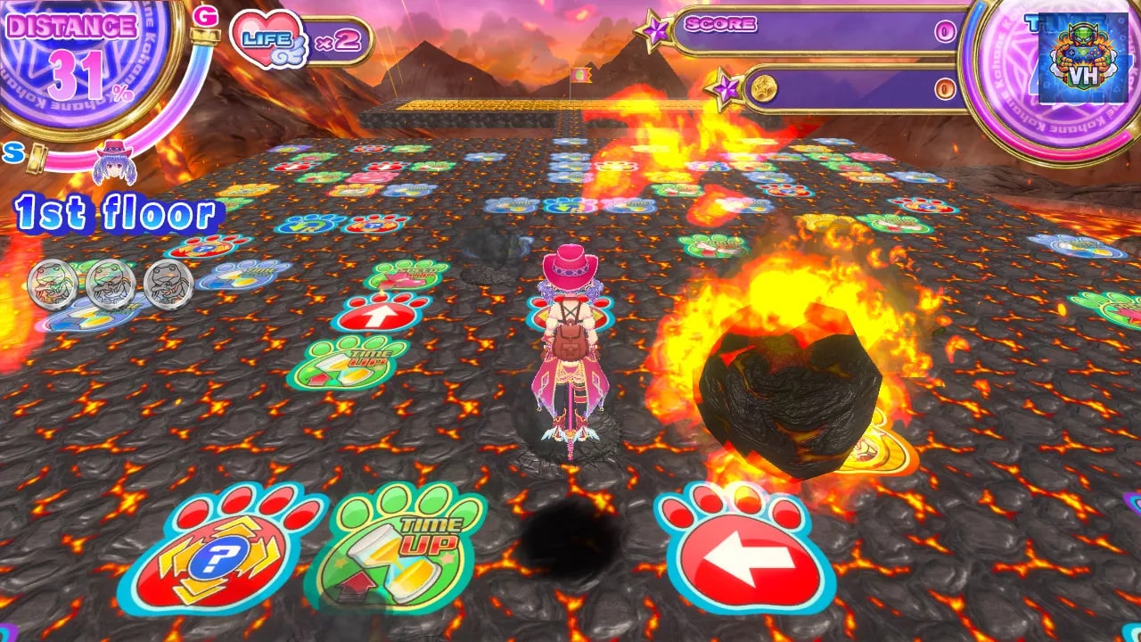 Hopping Girl Kohane Jumping Kingdom -Black Rabbit Princess- Nintendo Switch - ảnh màn hình 4