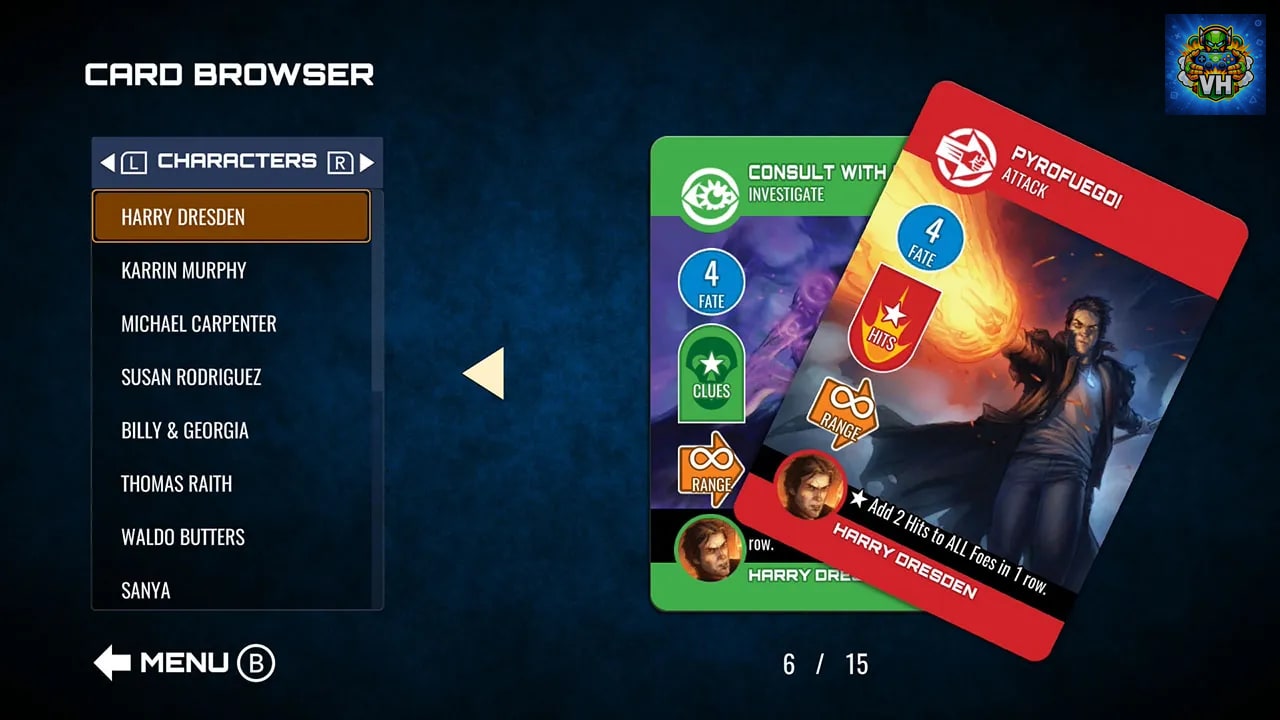 The Dresden Files Cooperative Card Game Nintendo Switch - ảnh màn hình 4