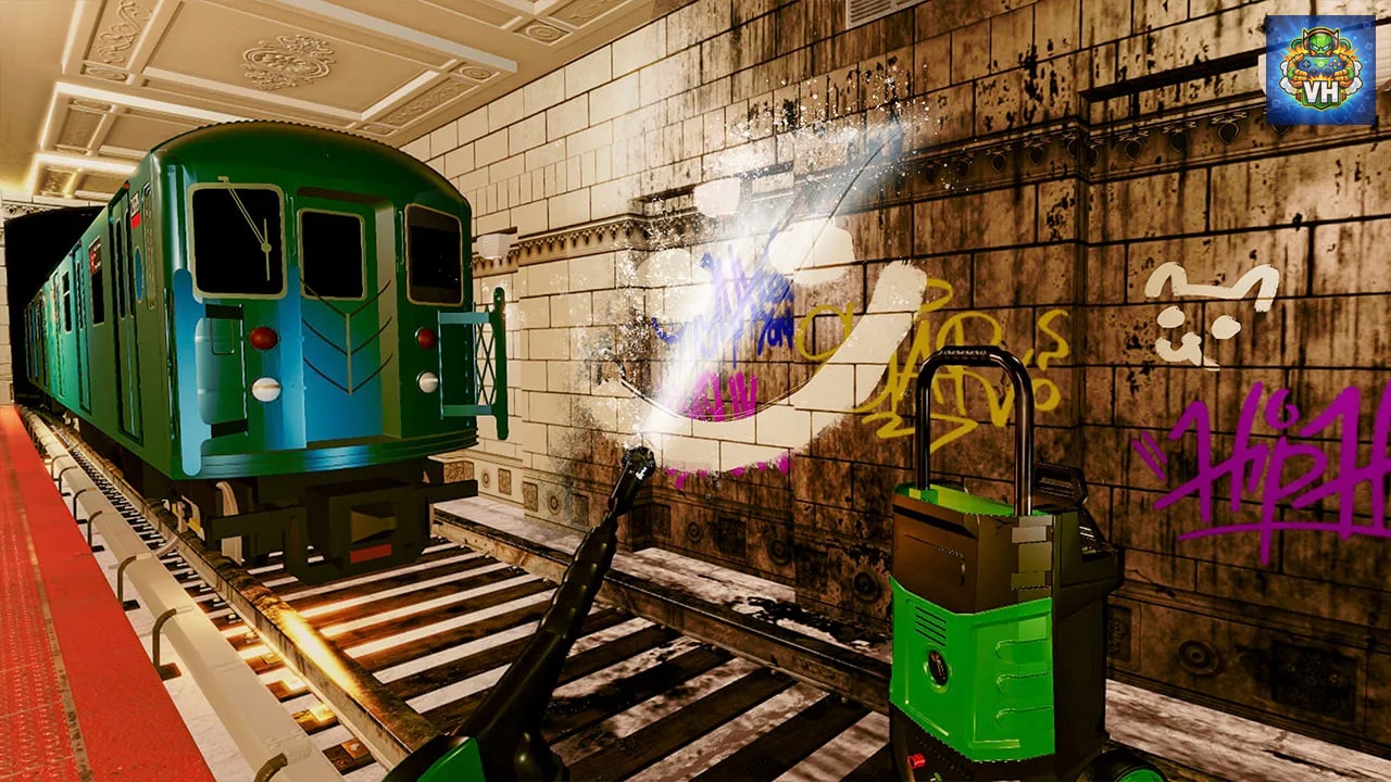 Wash Simulator - Clean Garage, House, Cars Business Tycoons Nintendo Switch - ảnh màn hình 5