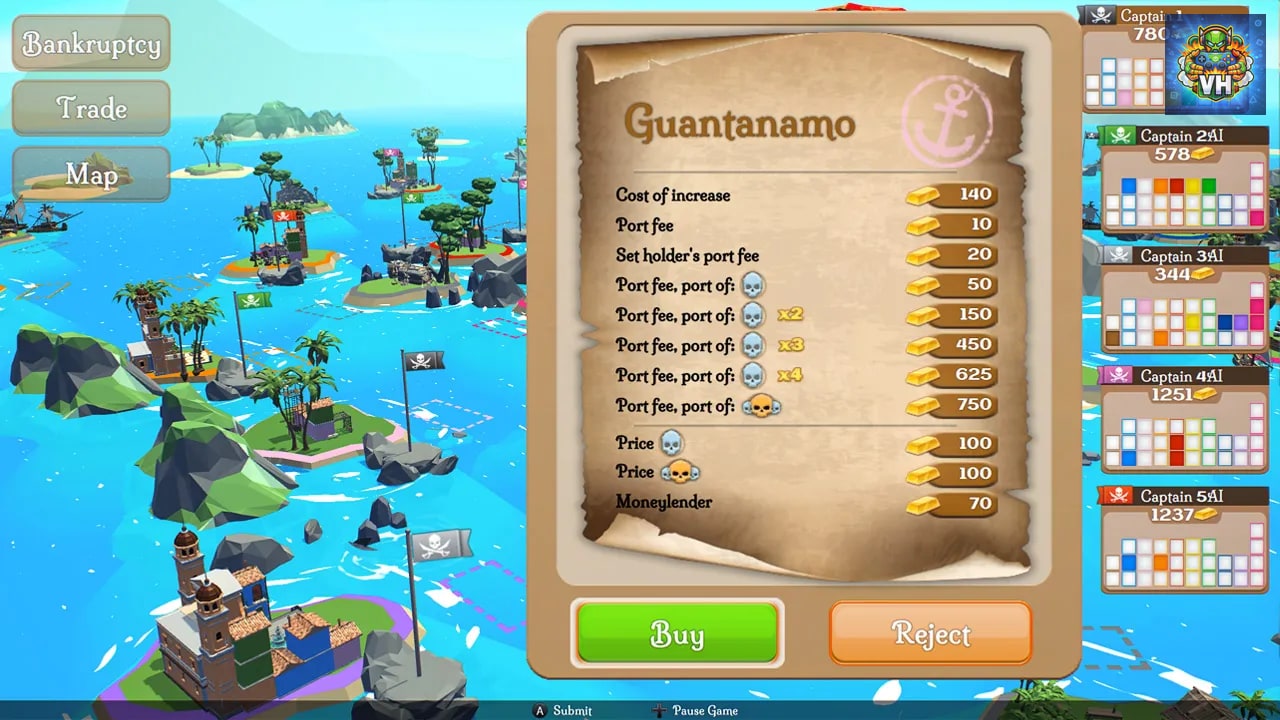 Piratepoly Gold: Caribbean Treasure Nintendo Switch - ảnh màn hình 4