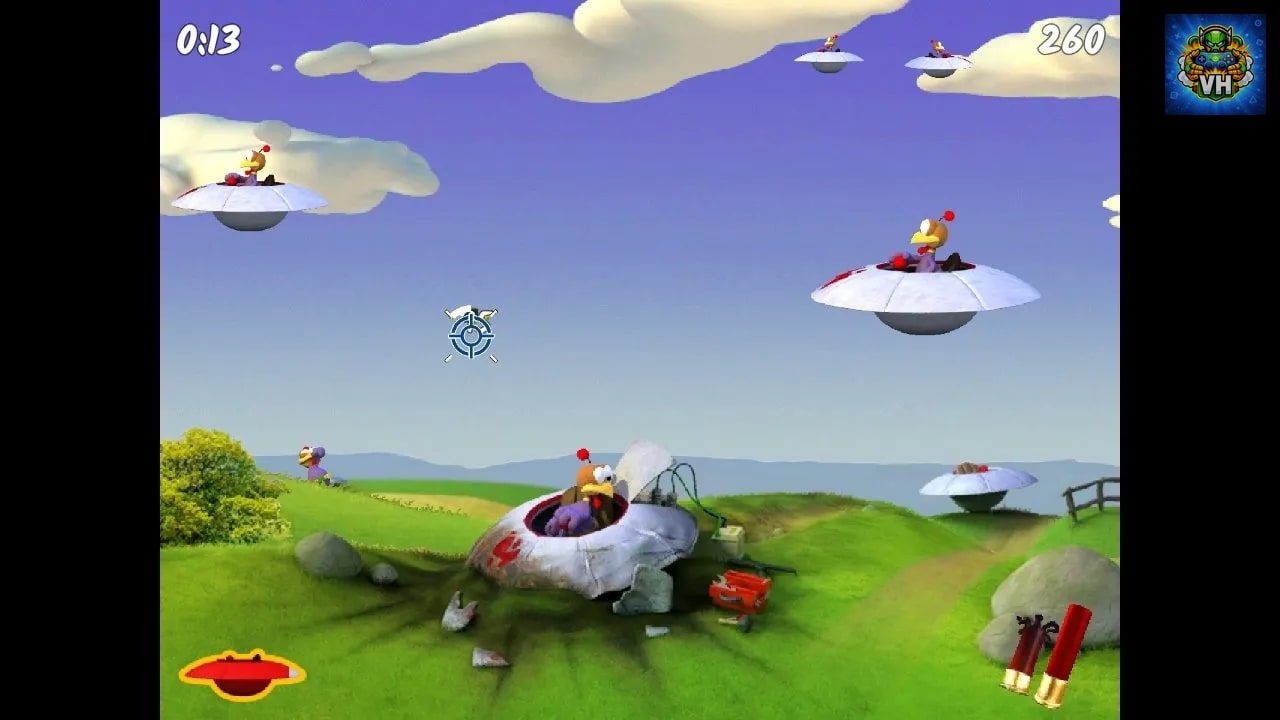 Moorhuhn Invasion - Crazy Chicken Invasion Nintendo Switch - ảnh màn hình 4