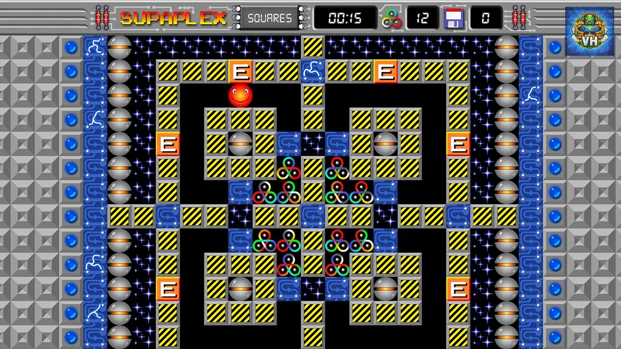 Supaplex SQUARES Nintendo Switch - ảnh màn hình 5