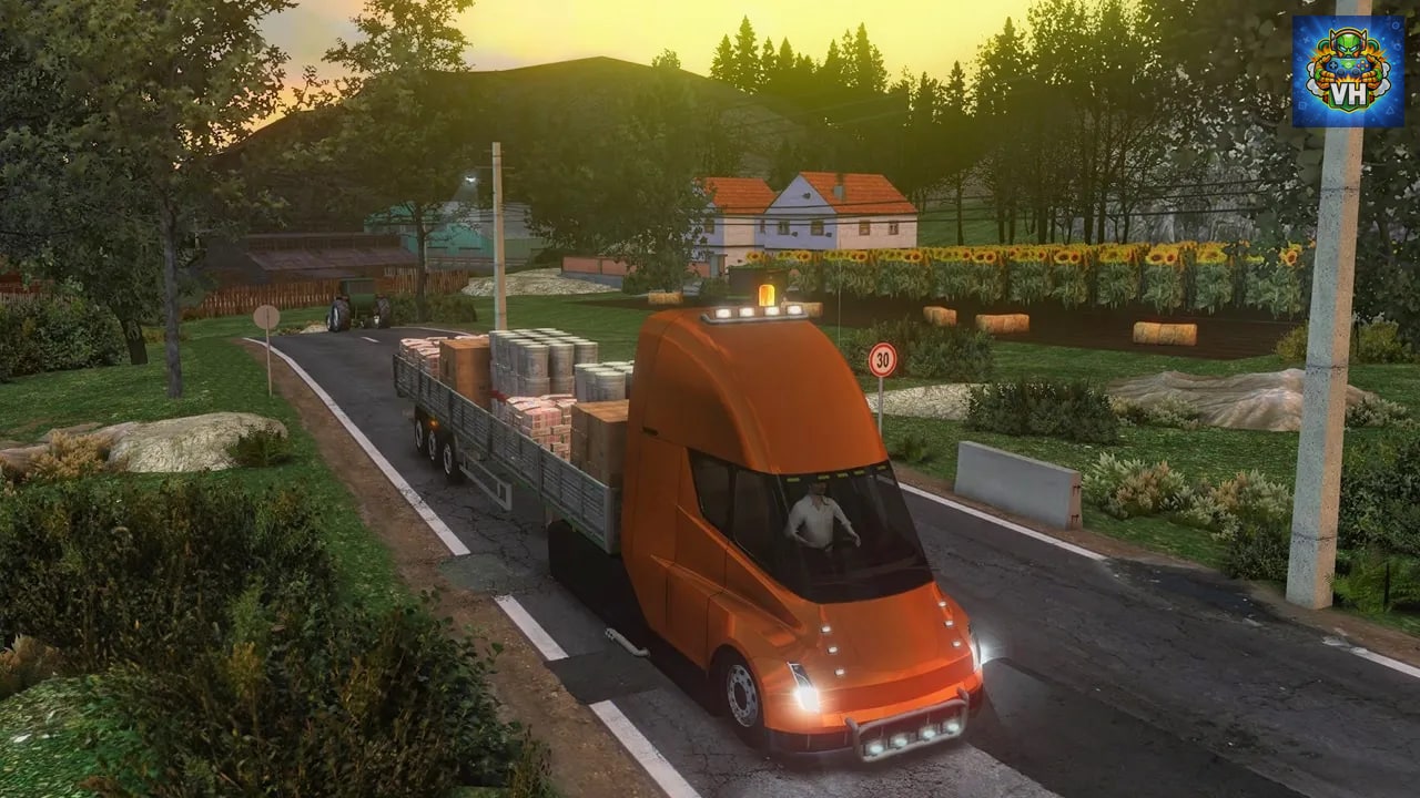 Truck Simulator: European Roads Nintendo Switch - ảnh màn hình 1