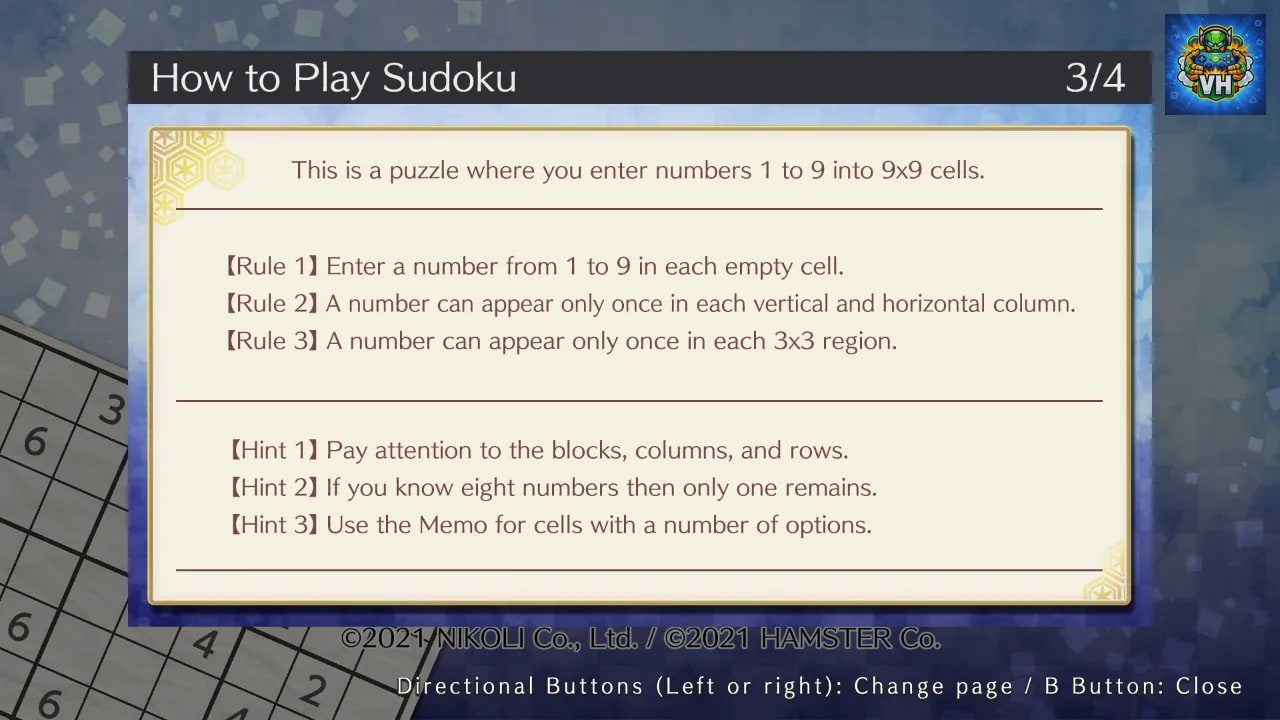 Puzzle by Nikoli S Sudoku Nintendo Switch - ảnh màn hình 2