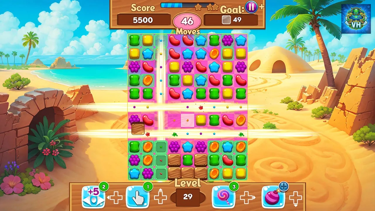 Jelly Fruits Adventure: Magic Match 3 Puzzle Nintendo Switch - ảnh màn hình 3