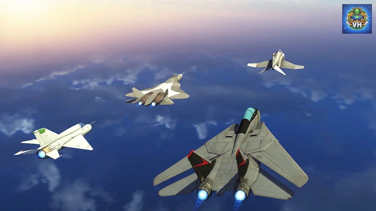 Horizon Midnight Sky Combat Aircraft - War Arena Flight Simulator 2022 Nintendo Switch - ảnh màn hình 8