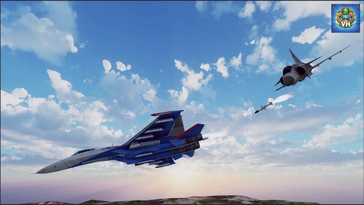 Horizon Midnight Sky Combat Aircraft - War Arena Flight Simulator 2022 Nintendo Switch - ảnh màn hình 10