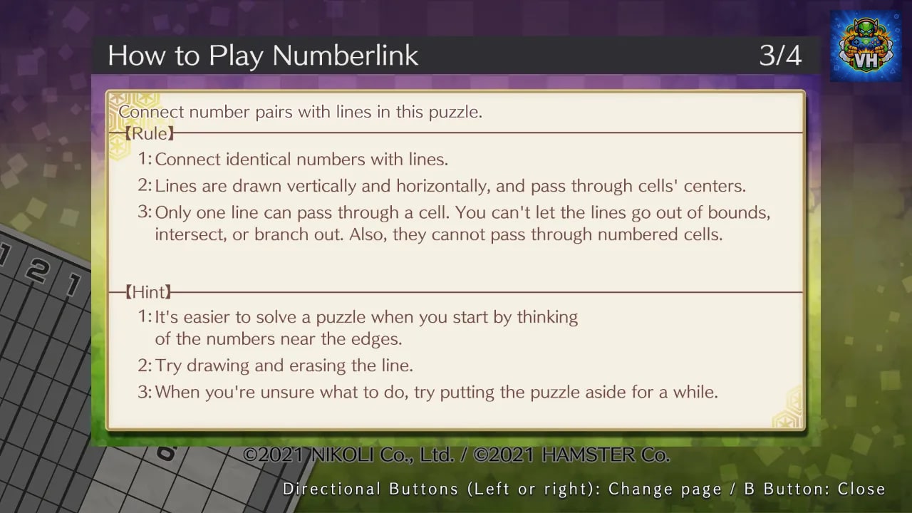 Puzzle by Nikoli S Numberlink Nintendo Switch - ảnh màn hình 2