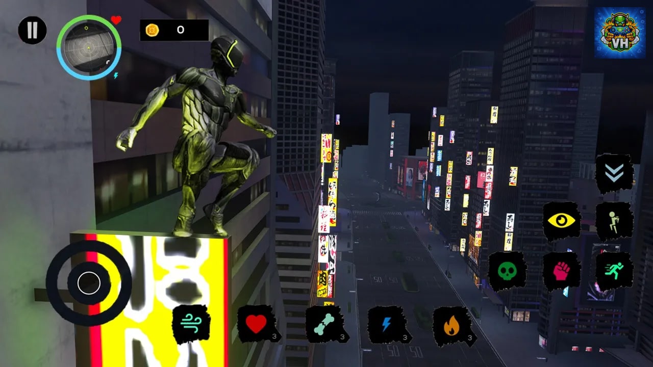 City Super Hero 3D - Flying Legend Warriors Deluxe Simulator Nintendo Switch - ảnh màn hình 1