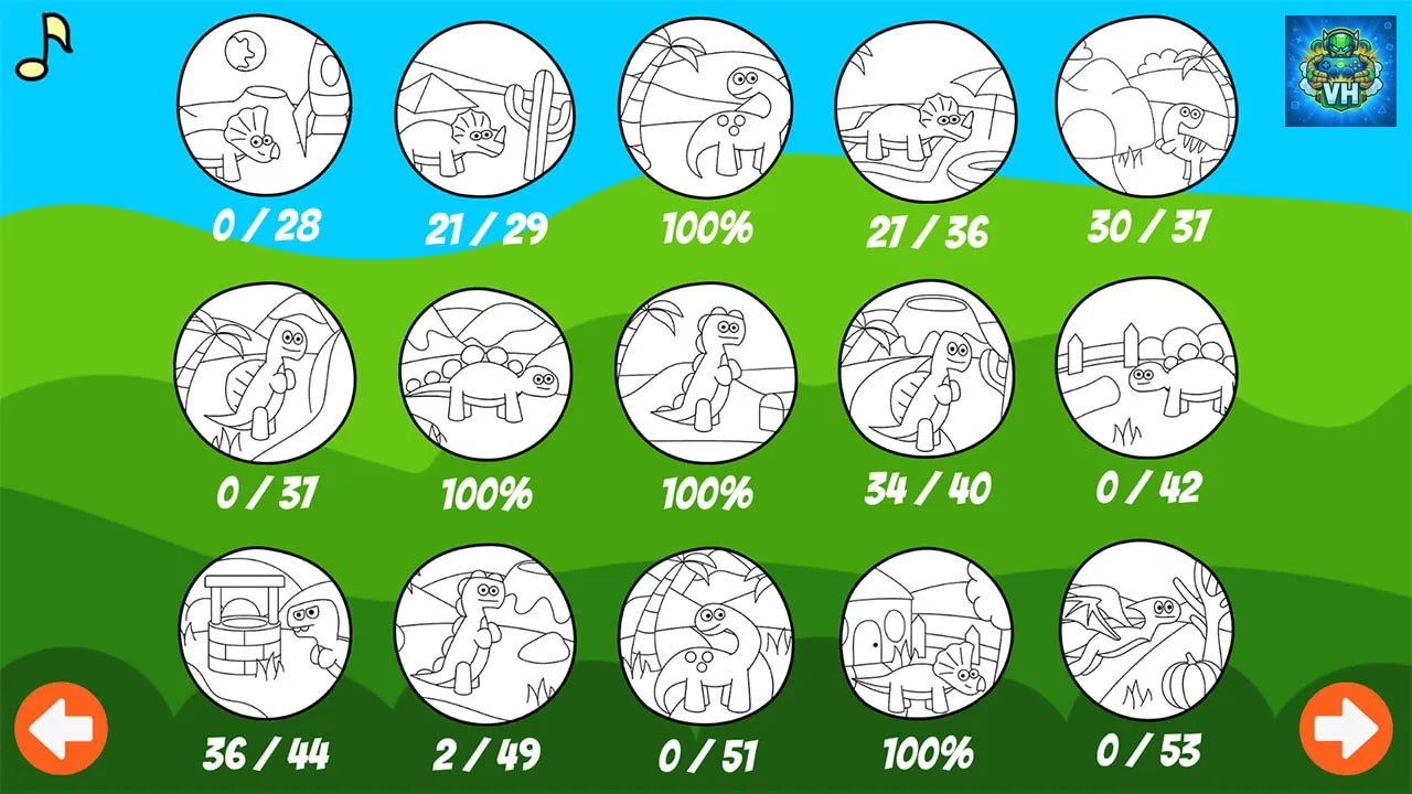 Learn & Play: Dino Coloring Nintendo Switch - ảnh màn hình 4