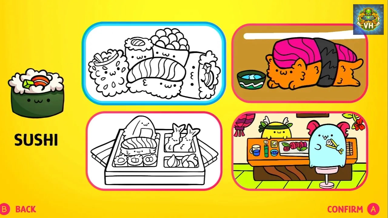 DRAW AND COLOR: KAWAII Nintendo Switch - ảnh màn hình 1