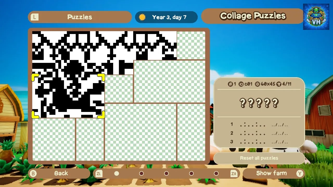 Piczle Cross: Story of Seasons Nintendo Switch - ảnh màn hình 4