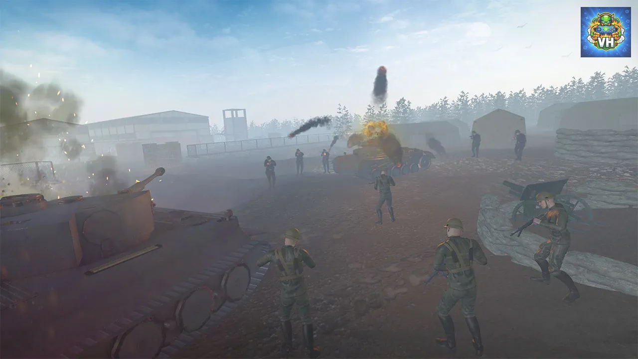 World War Battle Heroes Field Armies Call of Prison Duty Simulator Nintendo Switch - ảnh màn hình 5