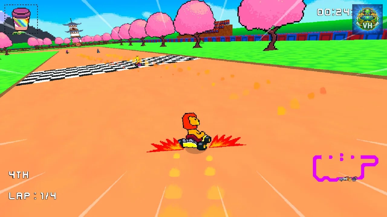 Retro Kart Rush Nintendo Switch - ảnh màn hình 2