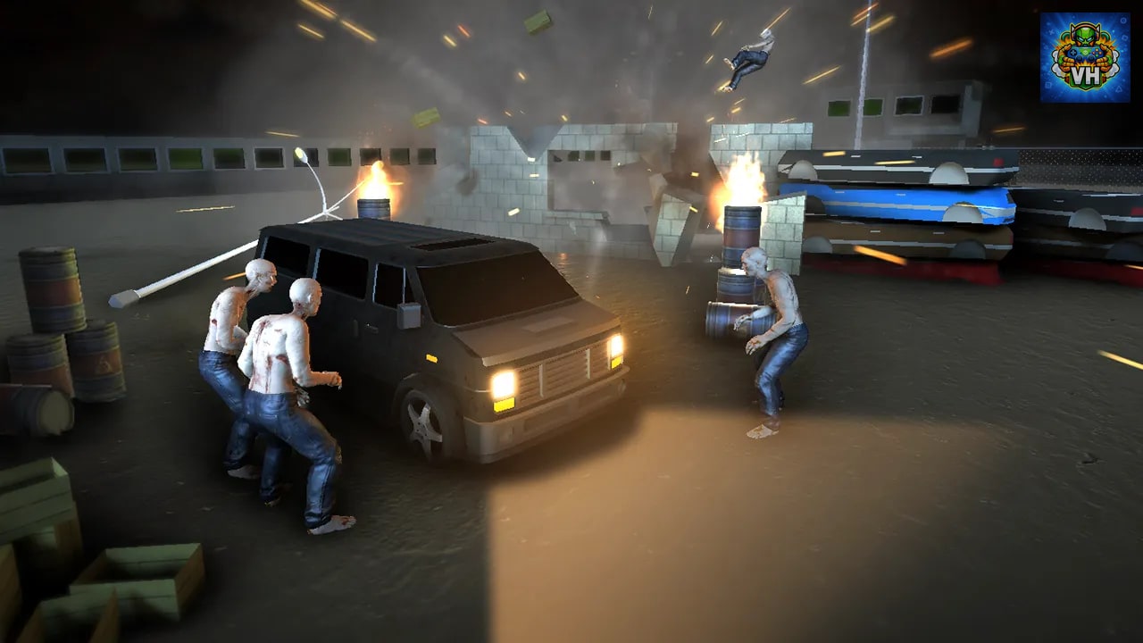 The Zombie Smasher - Dead Apocalyptic Killer Car Driving & Parking Games Survival Nintendo Switch - ảnh màn hình 3