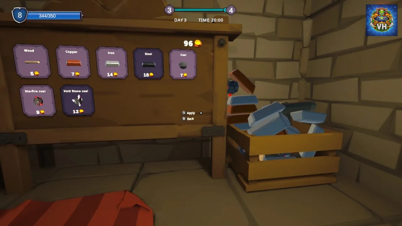 Fantasy Blacksmith Shop Simulator Nintendo Switch - ảnh màn hình 6