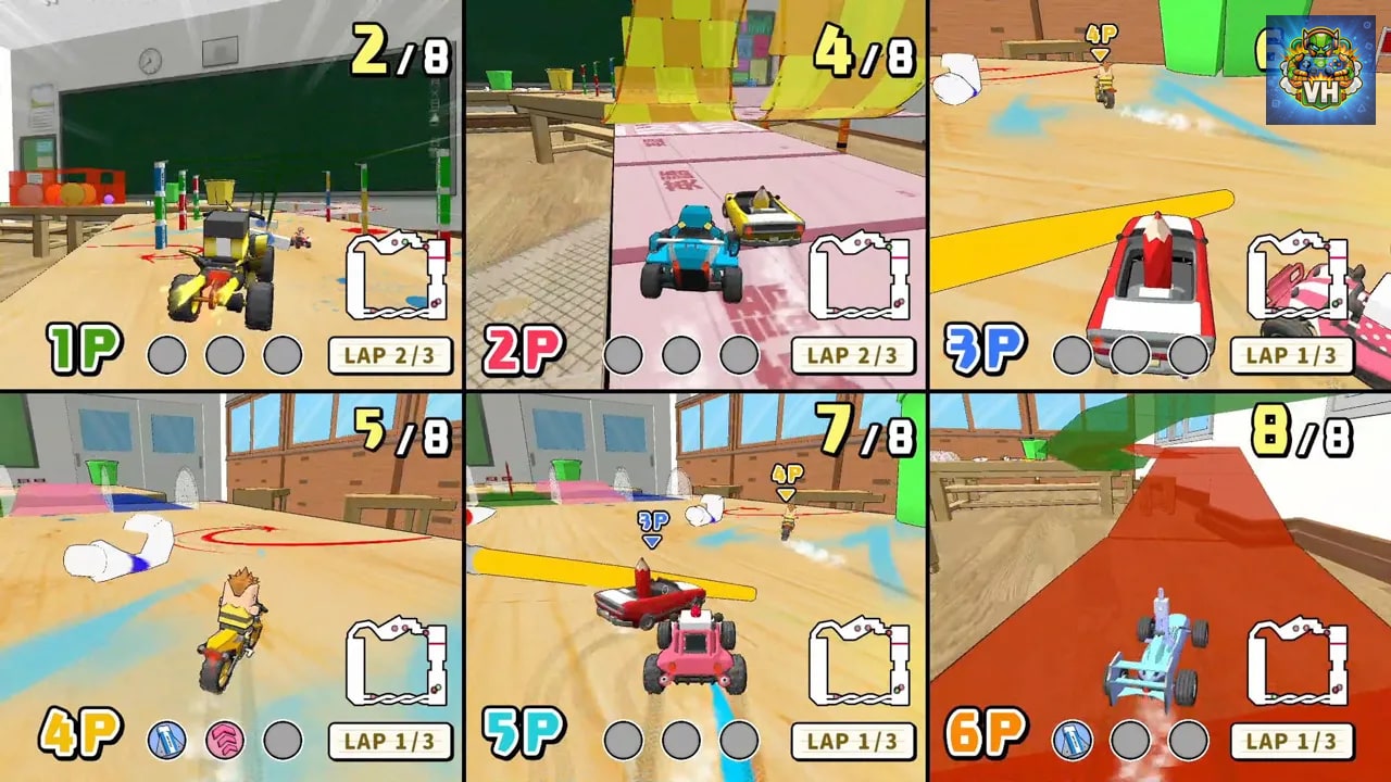 消しゴムくんレースGP Nintendo Switch - ảnh màn hình 3