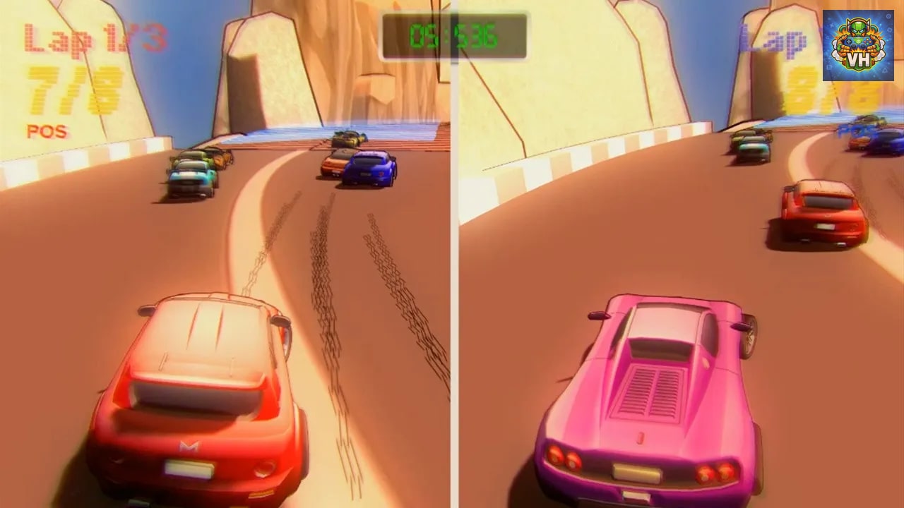 Car+Toon Race: Rally Valley Champion Nintendo Switch - ảnh màn hình 1