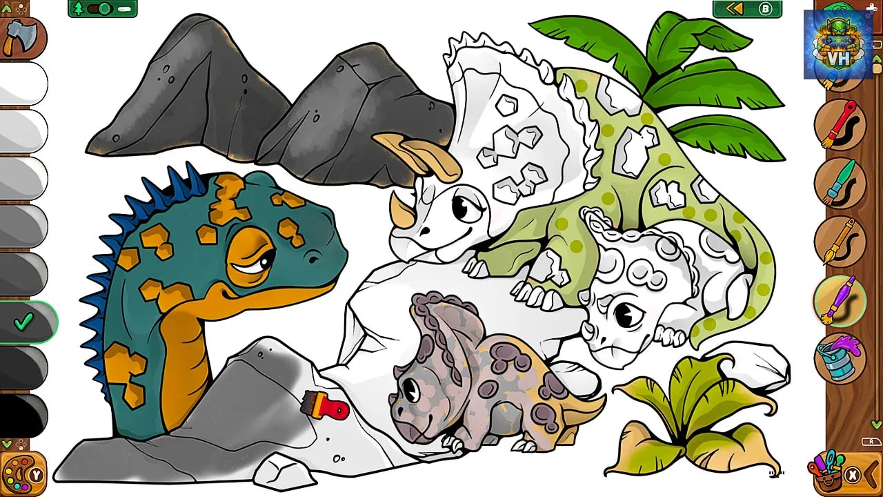 Coloring Pages: Lumberhill Tales Nintendo Switch - ảnh màn hình 6